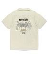 Mahagrid Multi-Logo Linen Half Shirt