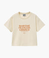 Marithé François Girbaud MOUVEMENT W AEROCOOL CROP TEE
