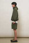 General Idea MAN Seersucker Check Half Banding Pants