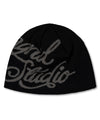 Mahagrid INK LOGO KNIT BEANIE [BLACK]