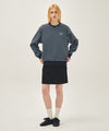 Marithé François Girbaud SMALL CLASSIC LOGO STRIPE SWEATSHIRT navy