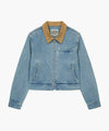 Marithé François Girbaud W CROP DENIM BLOUSON JACKET
