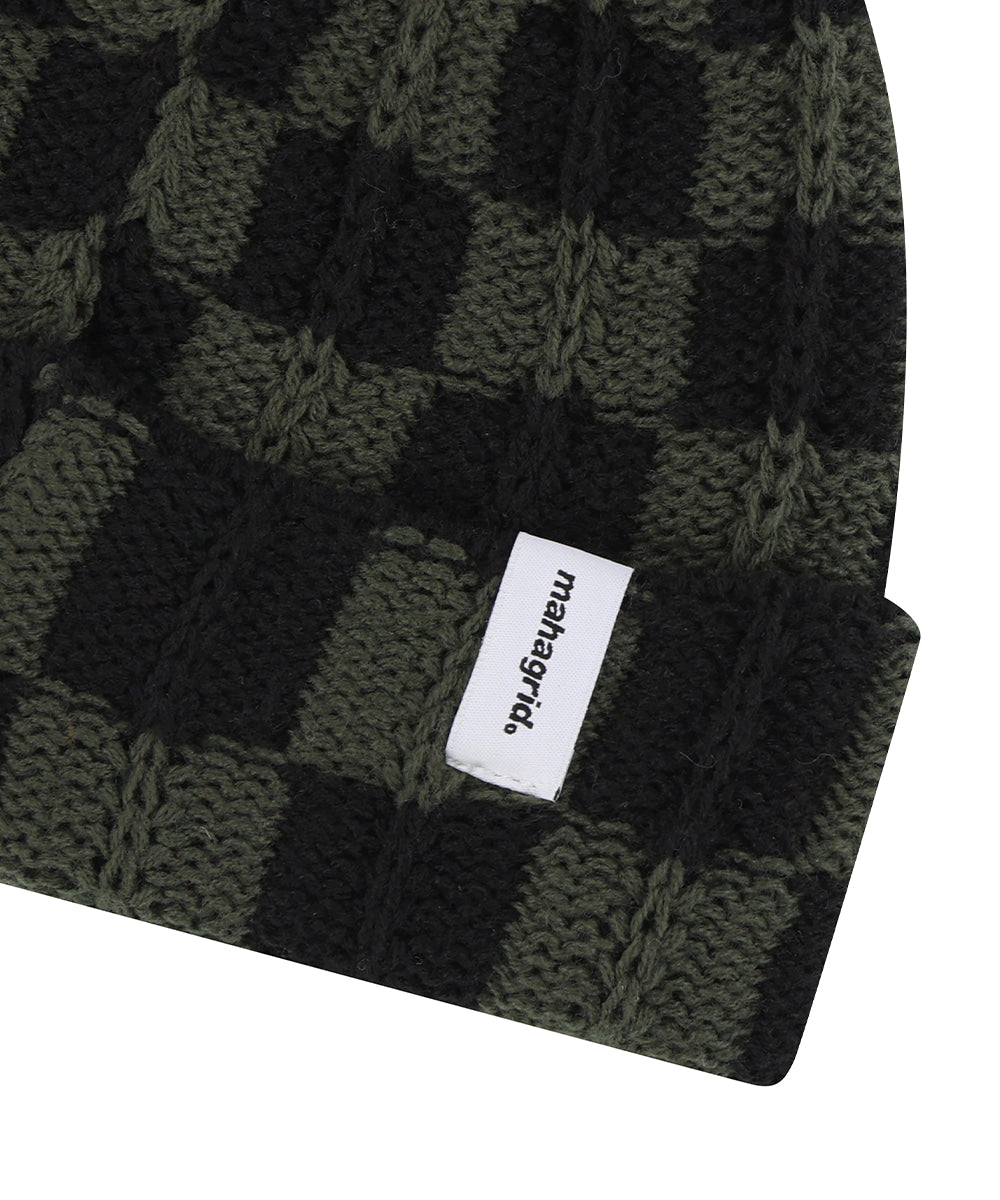 Mahagrid Checkerboard Beanie