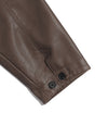 Nice Ghost Club PU Leather Work Car Coat