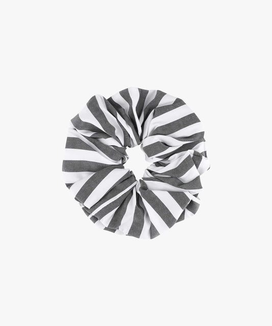 Marithé François Girbaud CLASSIC LOGO STRIPE HAIR SCRUNCHIE black