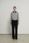 General Idea WOMAN Relaxed Collar Layered Pullover