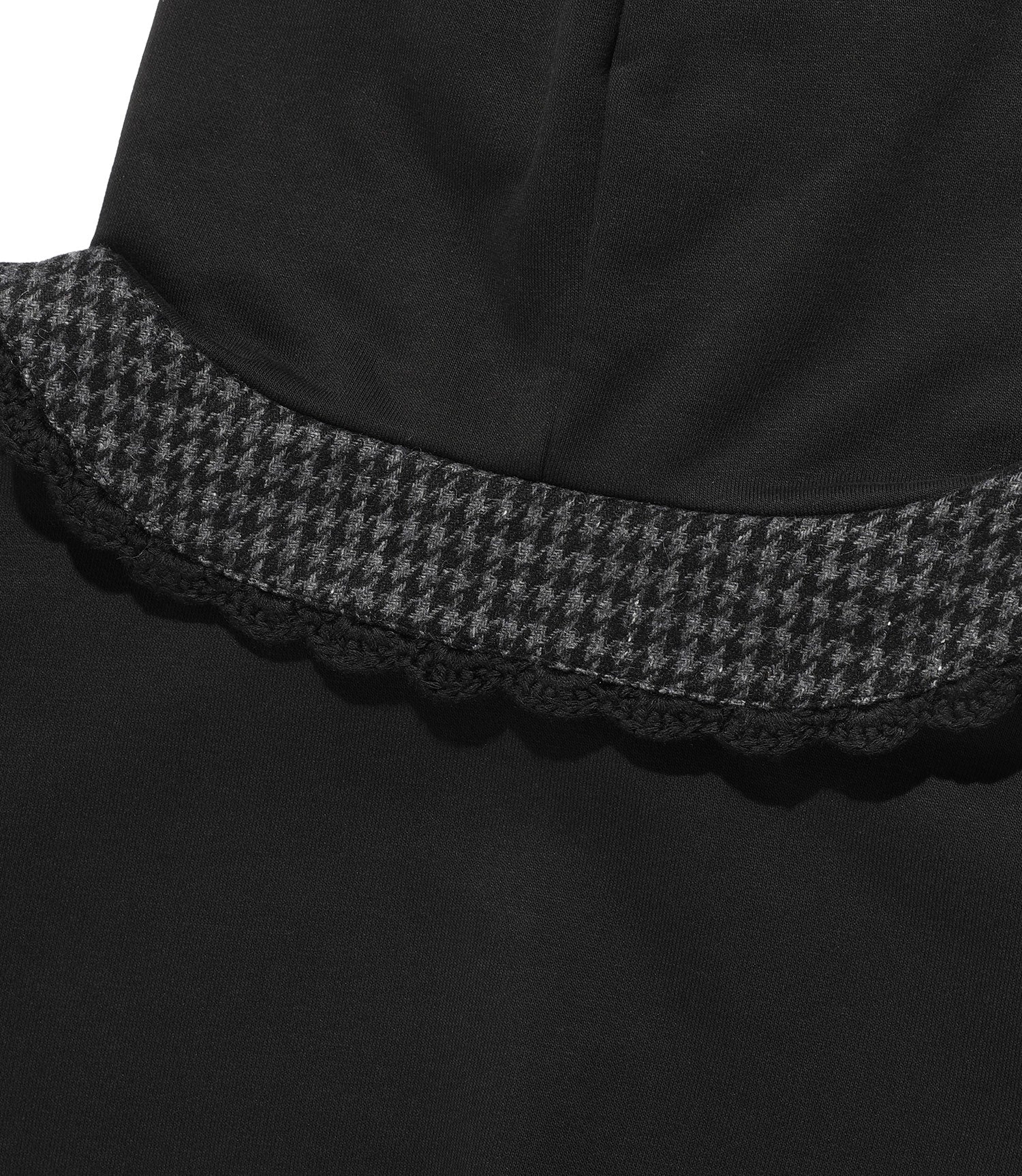 Nice Ghost Club FFATS Round Collar Hoodie [Black]