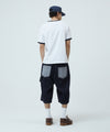 Mahagrid Flag Applique Ringer Tee