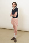 General Idea WOMAN Airy Essential Collar Half Knit