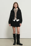 General Idea WOMAN Big Pocket Semi Crop Jacket
