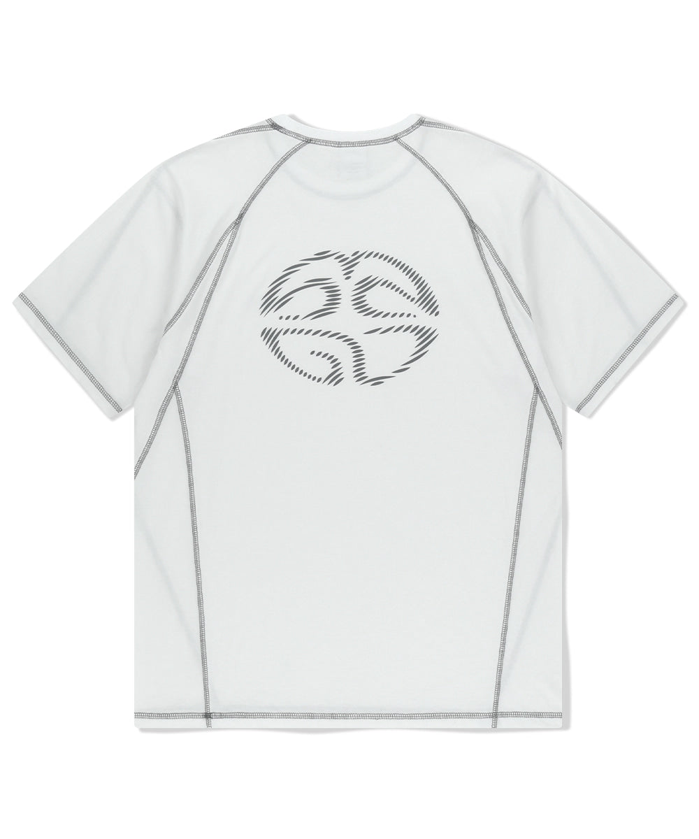 Mahagrid Curved Stitch Tee