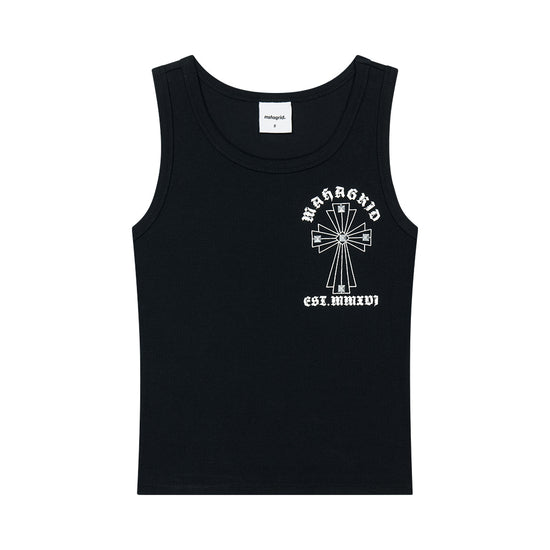Mahagrid Cross Stud Tank Top