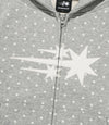 Nice Ghost Club Dot 3Star Raglan Crop Hoodie Zip Up