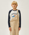 Marithé François Girbaud Kids Bear Raglan Long Sleeve Tee