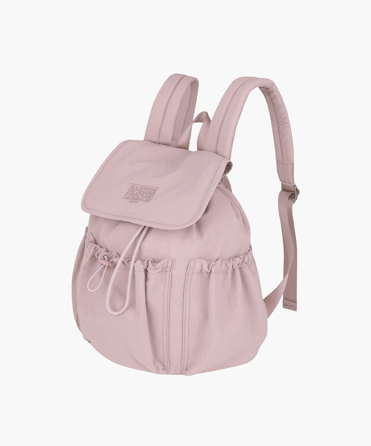 Marithé François Girbaud CLASSIC LOGO STOPPER POCKET BACKPACK gray pink