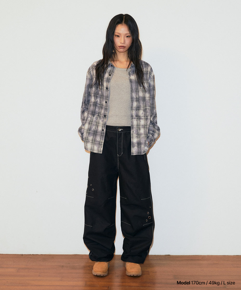 Mahagrid Overdyed Check Shirt