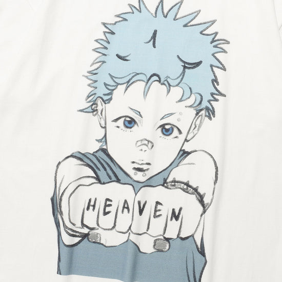 Nice Ghost Club Fist Boy Big Big Tee [White]