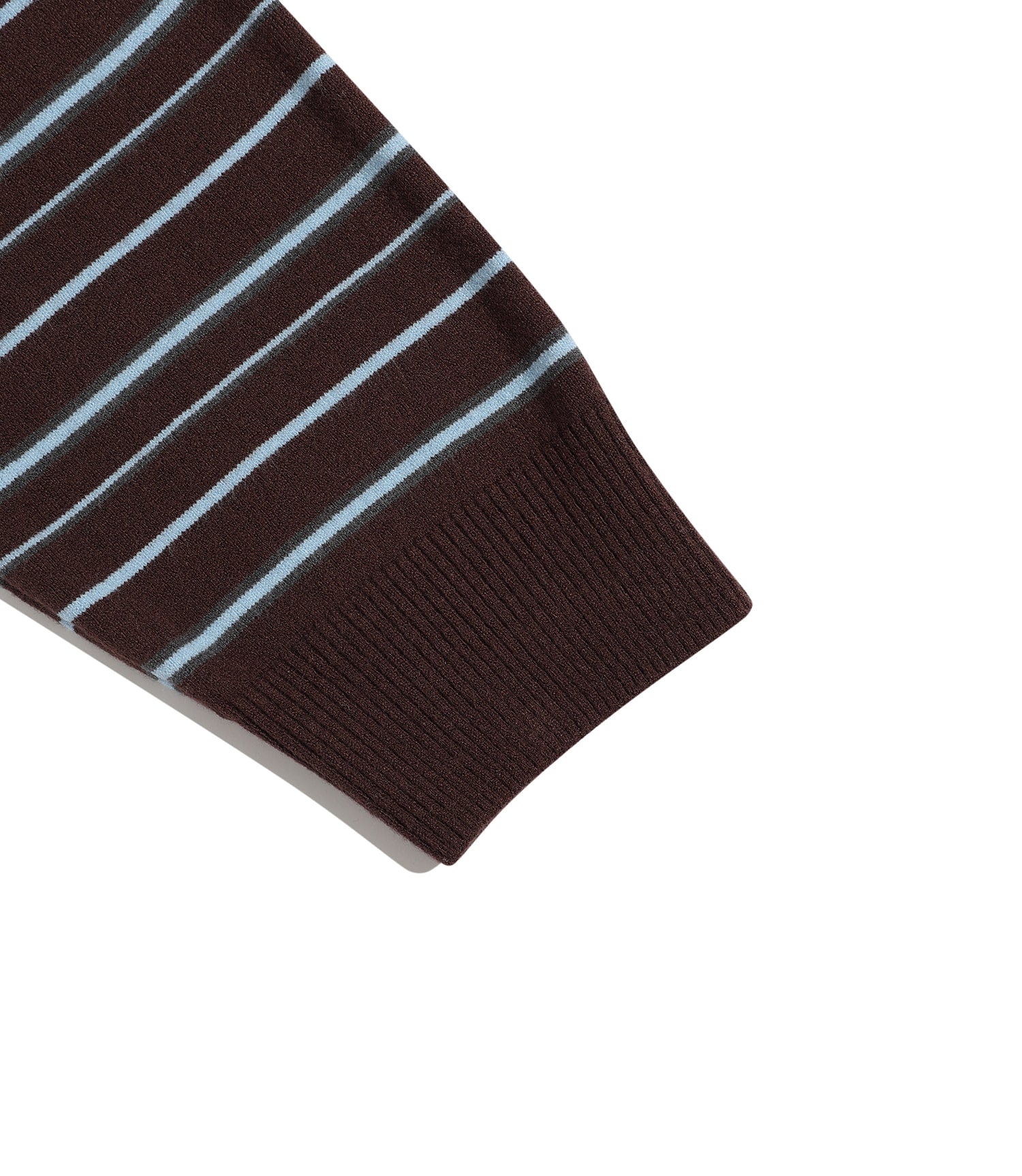 Nice Ghost Club Multi Stripe 3 Star V Neck Knit