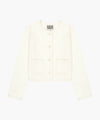 Marithé François Girbaud W ROUND NECK DENIM JACKET