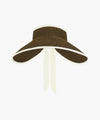 Marithé François Girbaud CIRCLE LOGO WIDE SUN VISOR