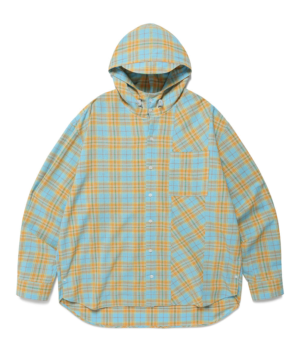 Cavish Check Shirt Hoodie
