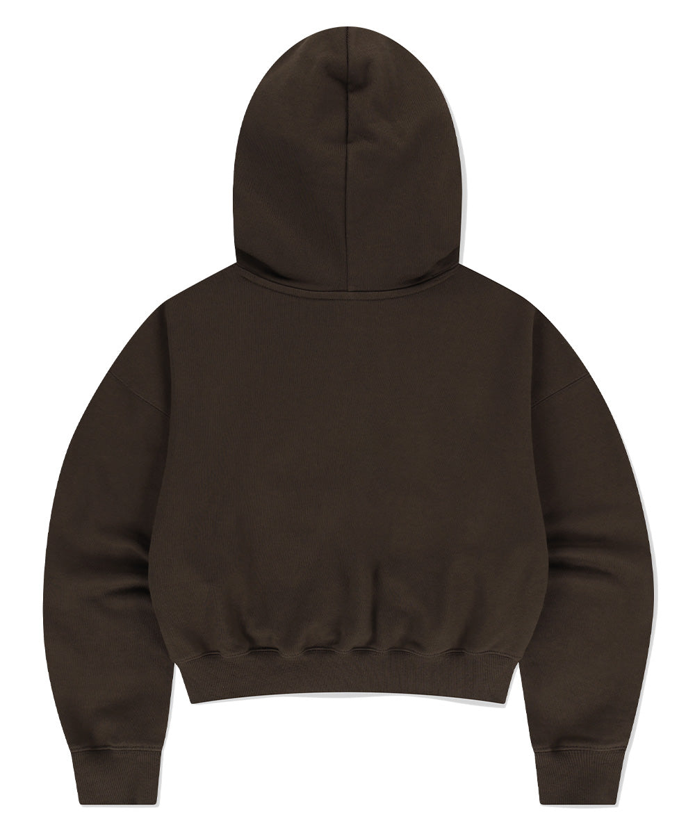 Mahagrid MGD SERIF LOGO CROP HOODIE