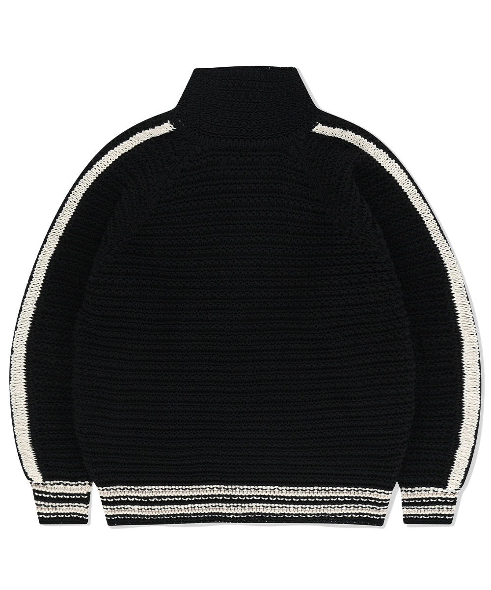 Mahagrid TRACK KNIT ZIP-UP