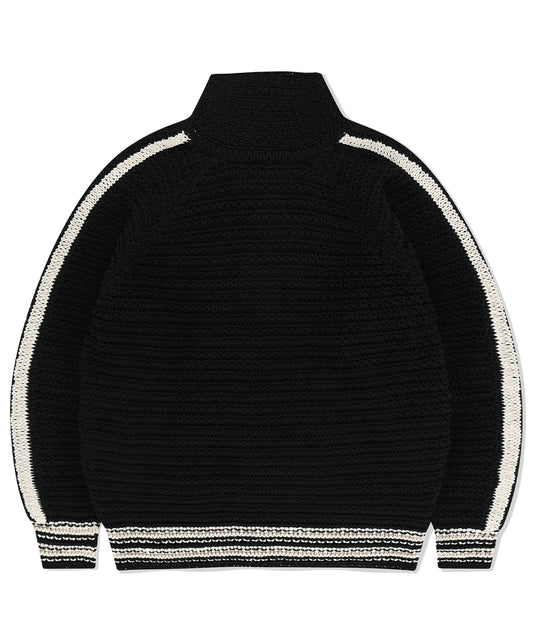 Mahagrid TRACK KNIT ZIP-UP