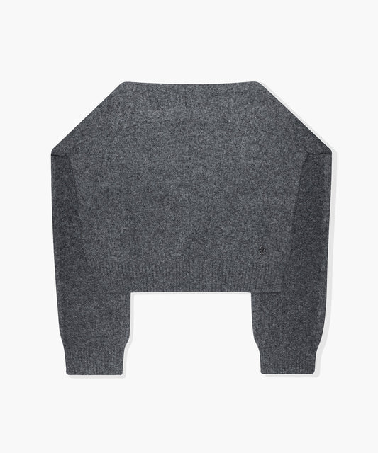 Marithé François Girbaud CIRCLE LOGO SHAWL MUFFLER