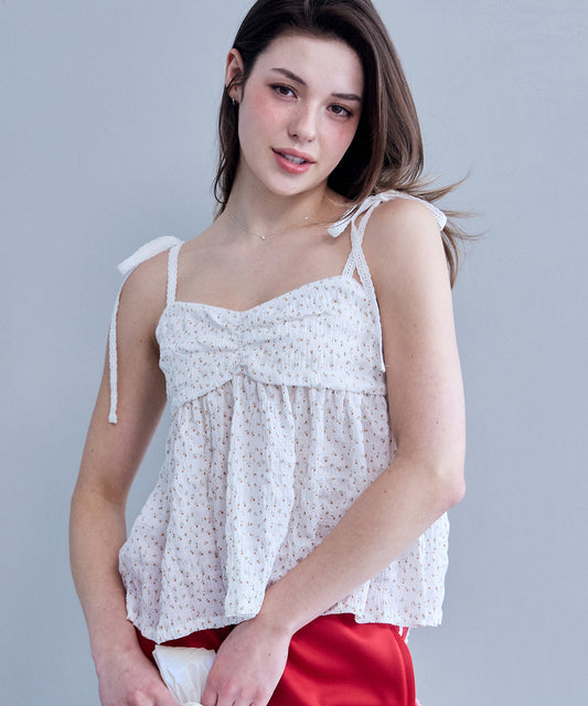 Bitter Cells Blooming Sleeveless Blouse - Flower