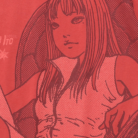 Nice Ghost Club Junji Ito Maniac Tomie Mini Tee [Coral]
