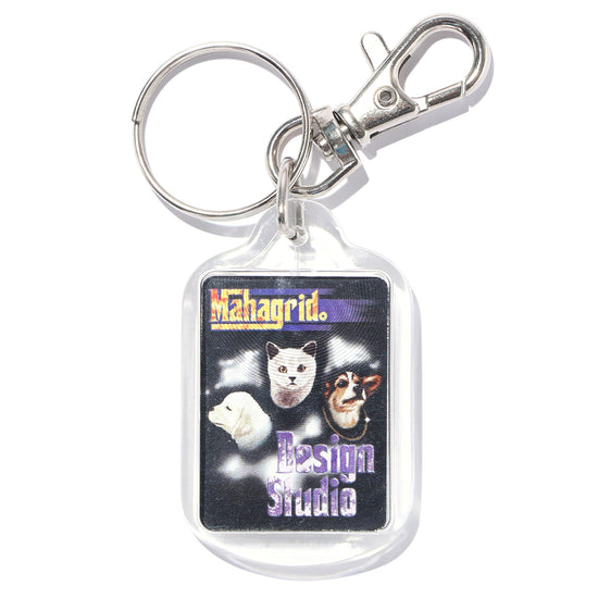 Mahagrid Fuzzies Keyring [Black]