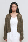 General Idea WOMAN Cable Crochet Cardigan