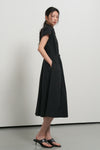 General Idea WOMAN Dolman Sleeve Belted Long Dress