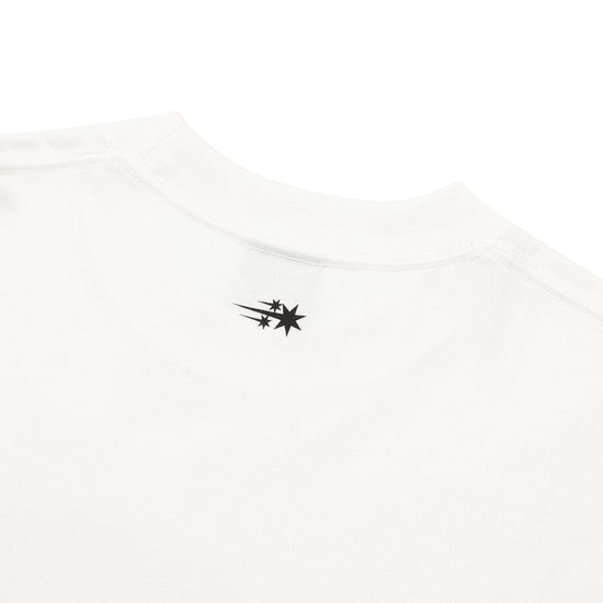 Nice Ghost Club Motorcycle Blue Boy Big Big Tee [White]
