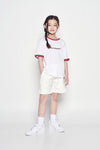 ADLV Kids Snake Initial Ringer Short Sleeve T-Shirt