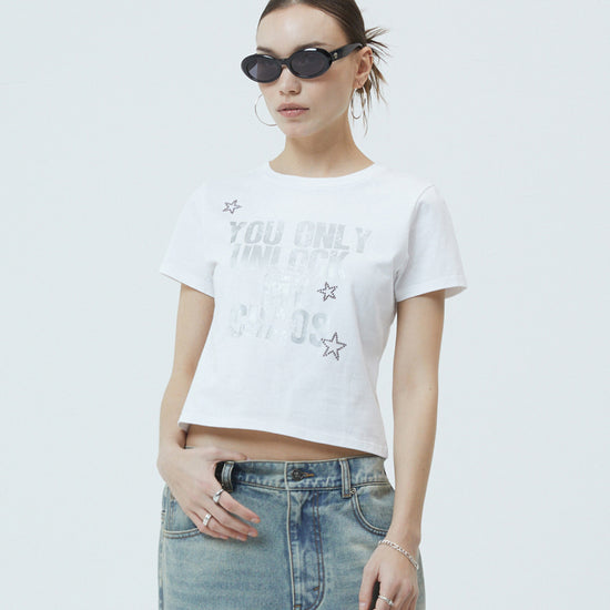 Mahagrid Unlock Crop Tee