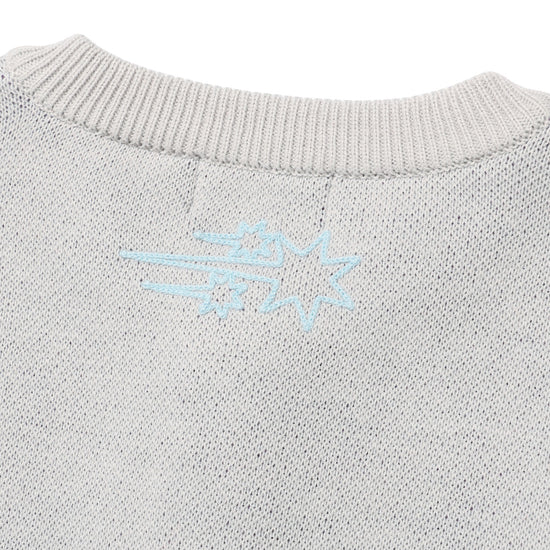 Nice Ghost Club Angels Knit Cardigan [Grey]