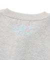 Nice Ghost Club Angels Knit Cardigan [Grey]