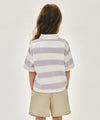 Marithé François Girbaud Kids Multi Stripe Collar Tee