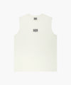 Marithé François Girbaud SORONA COOL SMALL CLASSIC LOGO SLEEVELESS light heather gray