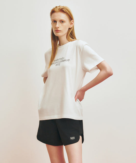 Marithé François Girbaud Marithé SPORT LETTERING LOGO TEE