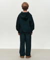 Marithé François Girbaud Kids Classic Logo Straight Sweat Pants (Brushed) Dark Green
