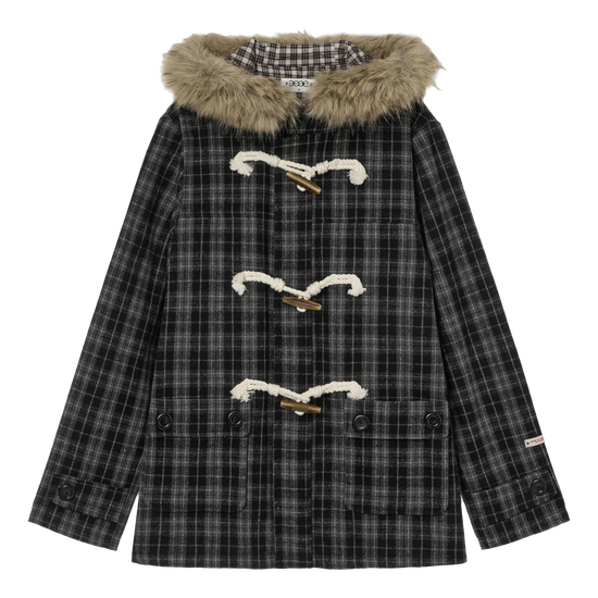 AEAE Fur Hood Duffle Coat