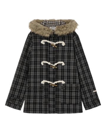 AEAE Fur Hood Duffle Coat