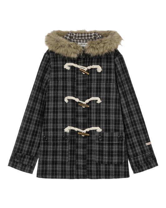 AEAE Fur Hood Duffle Coat
