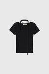 General Idea WOMAN Unbalanced Ribbed Strap Half Knit