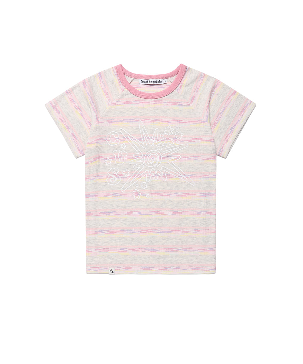 Cavish Sun Light Raglan Short Sleeve Tee