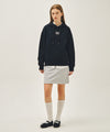 Marithé François Girbaud W VINTAGE CLASSIC LOGO SWEAT MINI SKIRT oatmeal