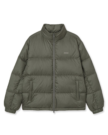 AEAE WEB LOGO DOWN JACKET [WARM GREY]